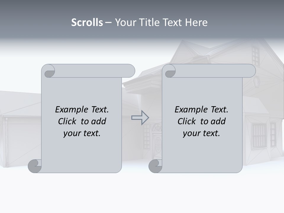 Classical Mock Up Building PowerPoint Template