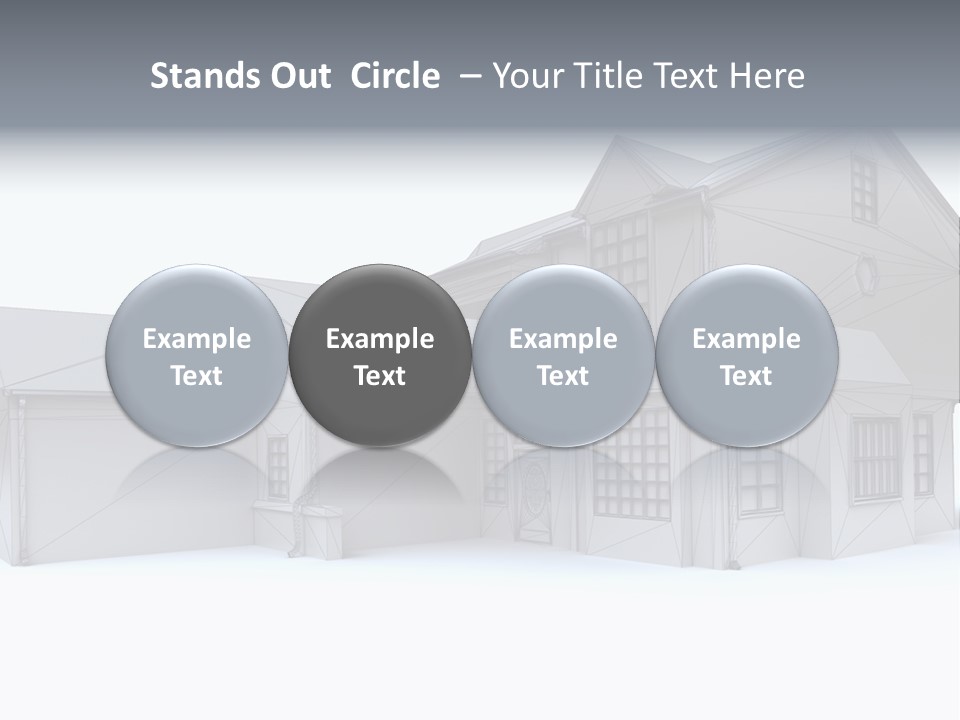 Classical Mock Up Building PowerPoint Template