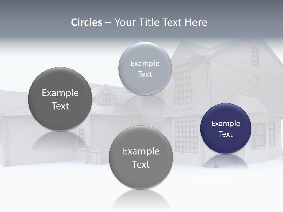Classical Mock Up Building PowerPoint Template