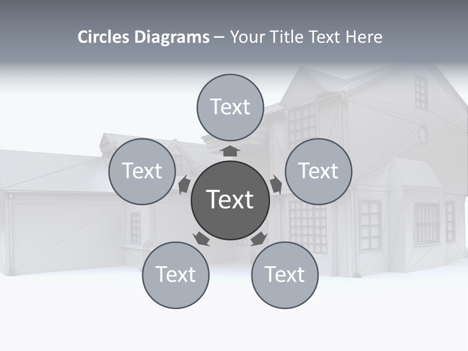 Classical Mock Up Building PowerPoint Template