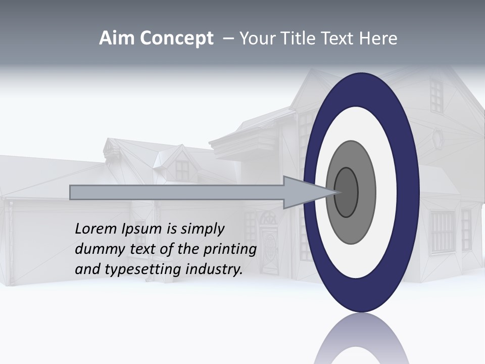 Classical Mock Up Building PowerPoint Template