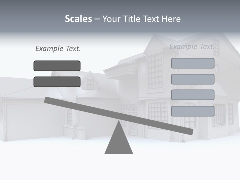 Classical Mock Up Building PowerPoint Template