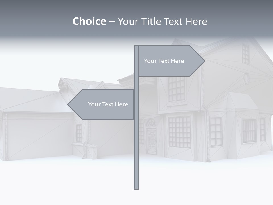 Classical Mock Up Building PowerPoint Template