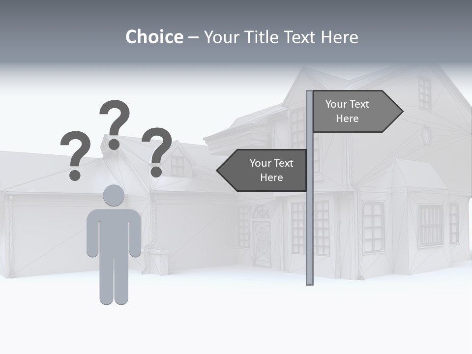 Classical Mock Up Building PowerPoint Template