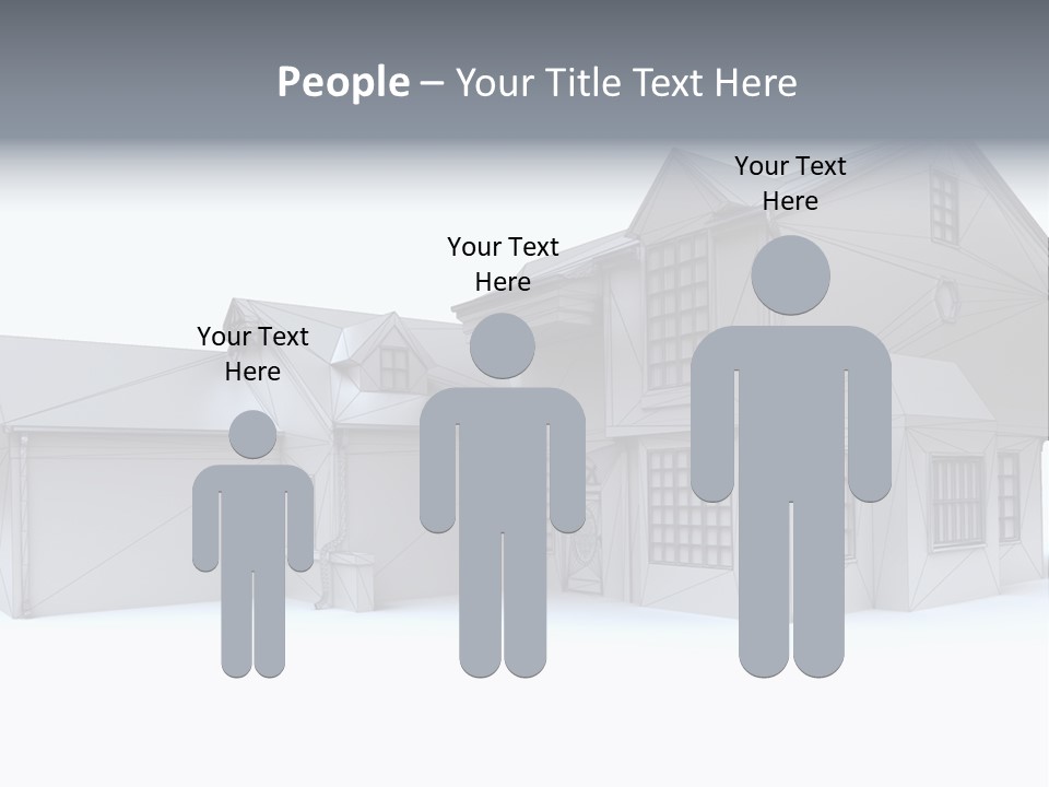 Classical Mock Up Building PowerPoint Template