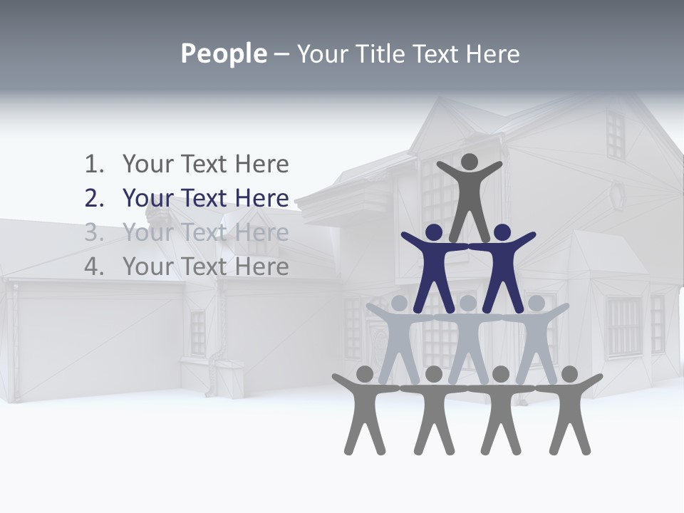 Classical Mock Up Building PowerPoint Template