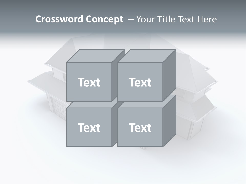 House Roof Mock Up PowerPoint Template