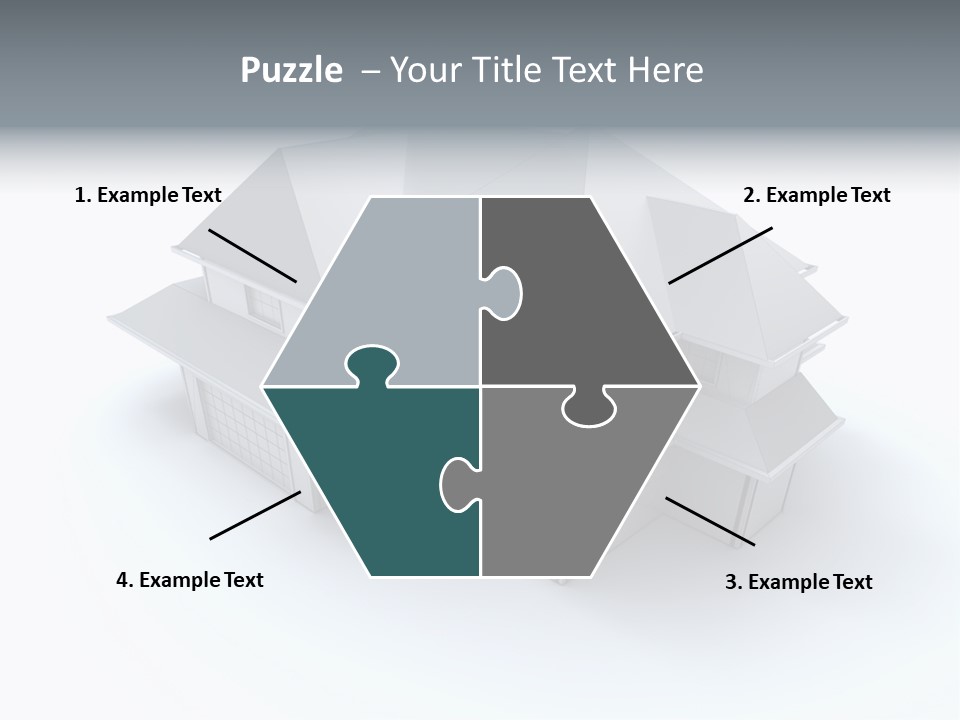 House Roof Mock Up PowerPoint Template