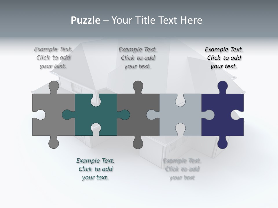 House Roof Mock Up PowerPoint Template