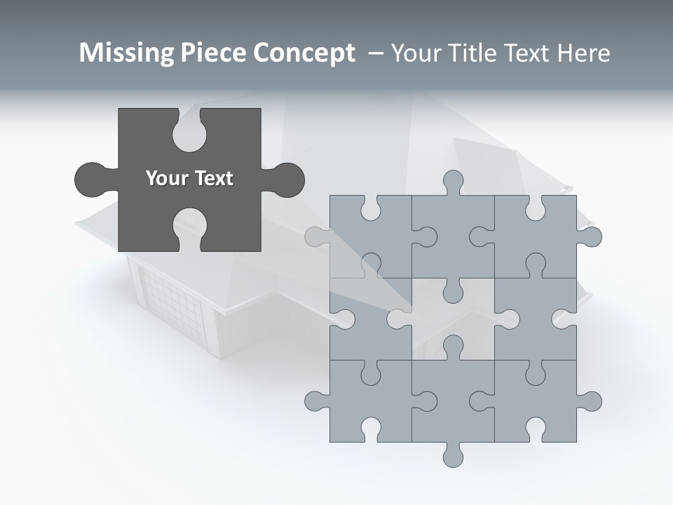 House Roof Mock Up PowerPoint Template