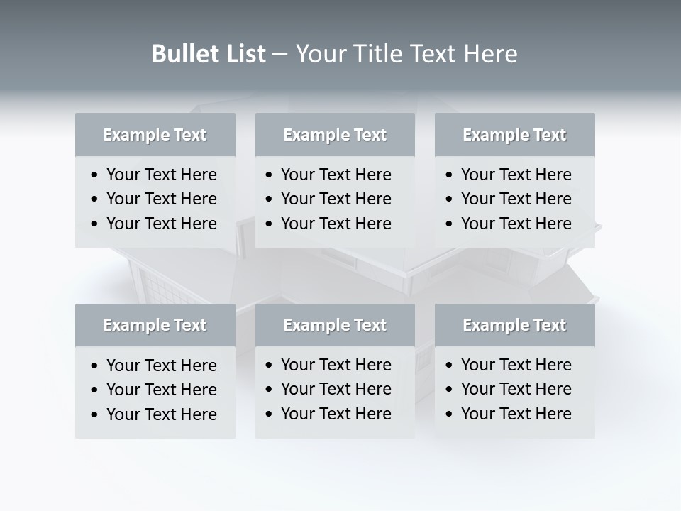 House Roof Mock Up PowerPoint Template