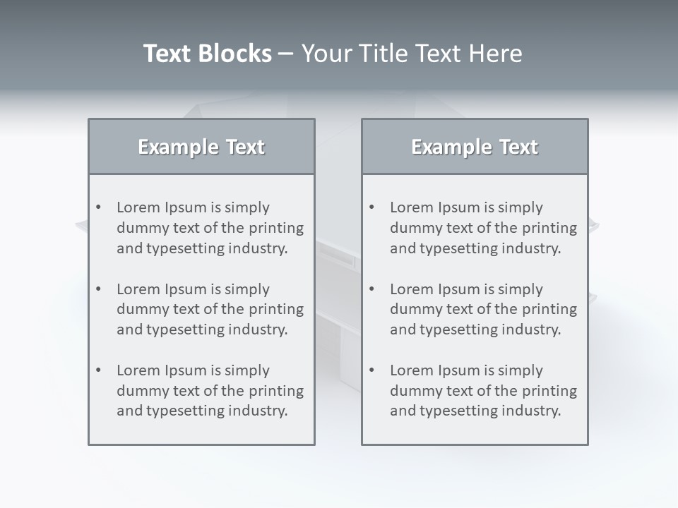 House Roof Mock Up PowerPoint Template