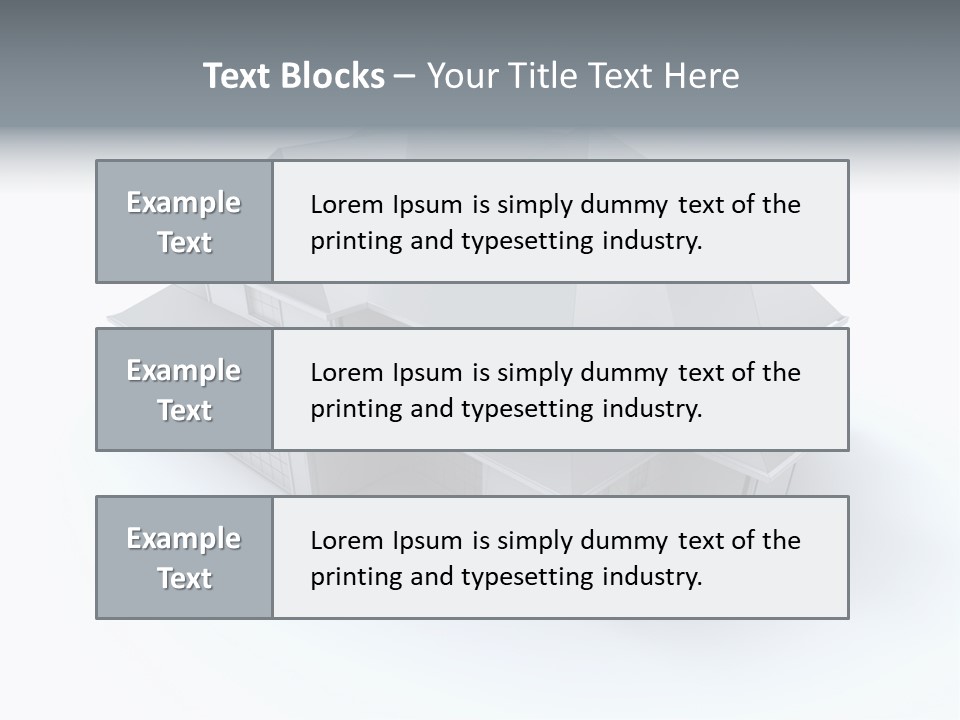 House Roof Mock Up PowerPoint Template