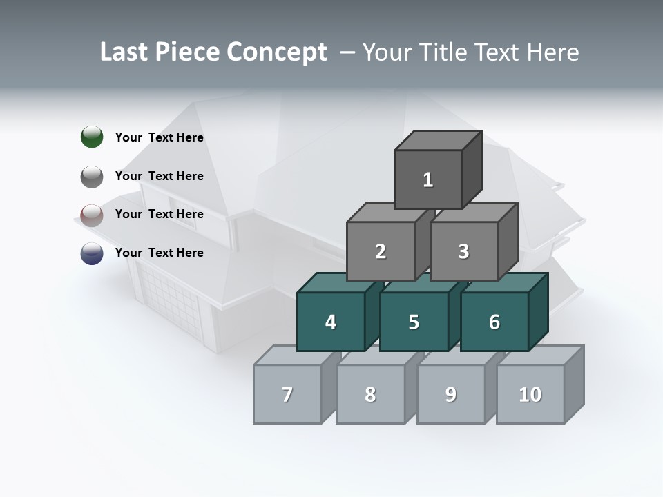 House Roof Mock Up PowerPoint Template