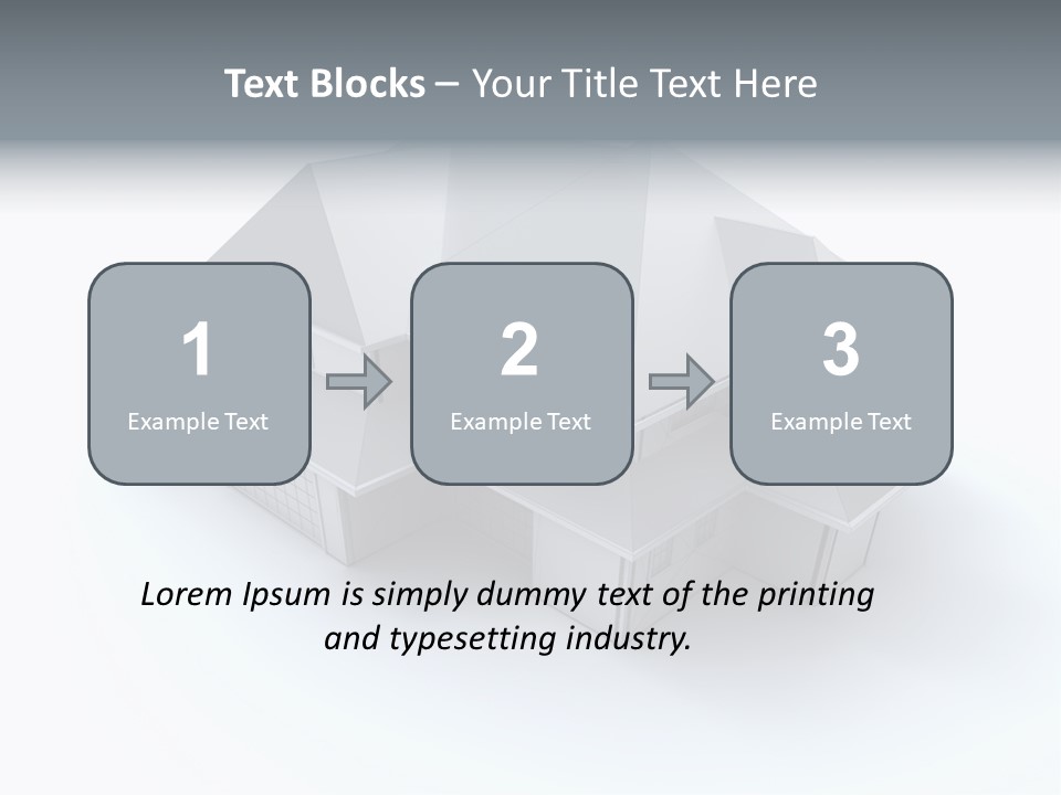 House Roof Mock Up PowerPoint Template