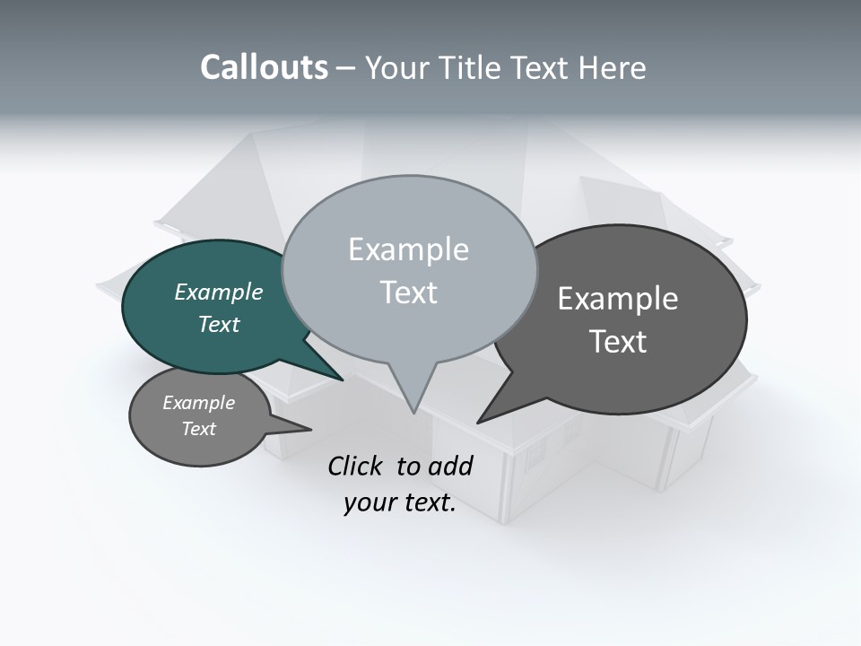 House Roof Mock Up PowerPoint Template