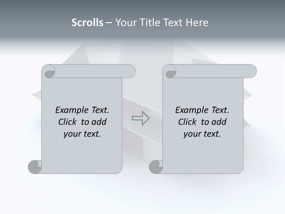 House Roof Mock Up PowerPoint Template