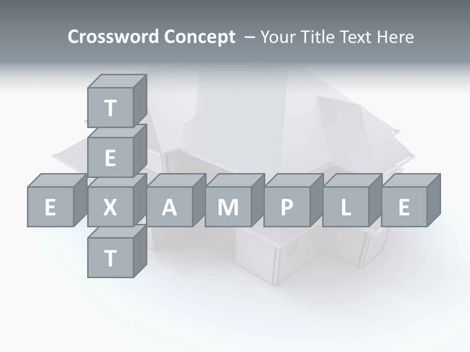 House Roof Mock Up PowerPoint Template