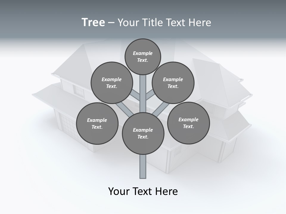 House Roof Mock Up PowerPoint Template