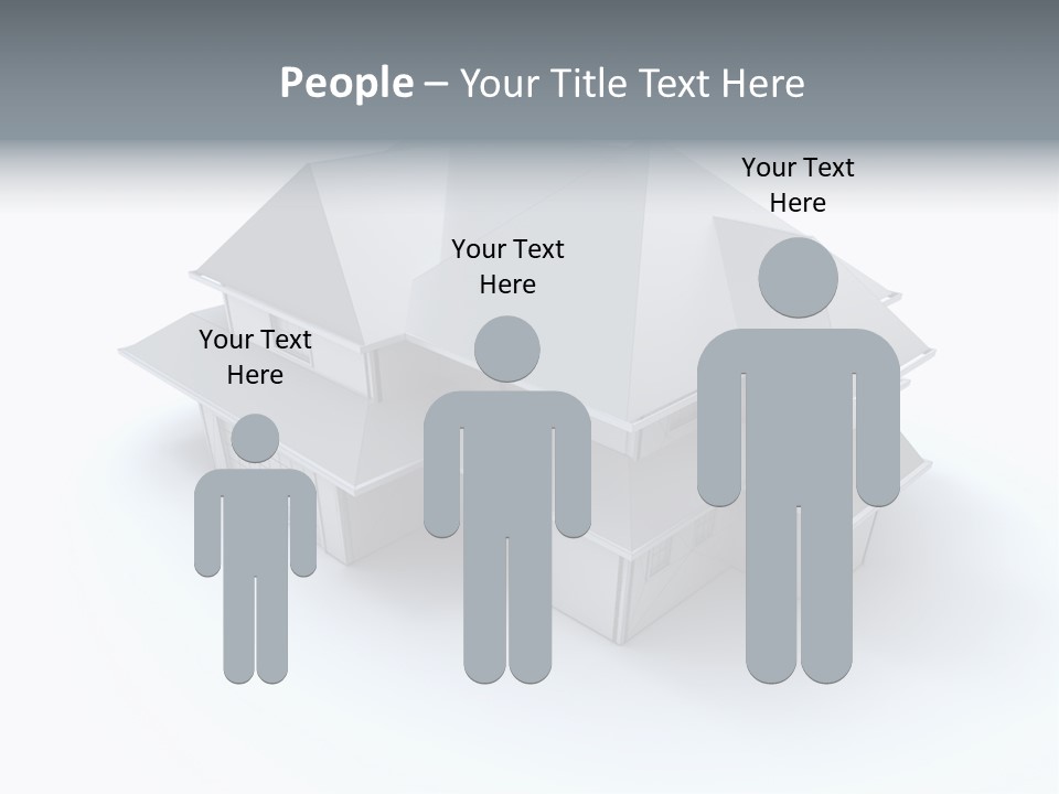 House Roof Mock Up PowerPoint Template