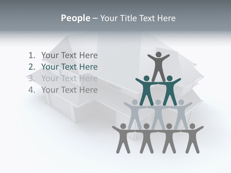House Roof Mock Up PowerPoint Template
