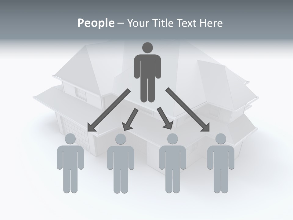 House Roof Mock Up PowerPoint Template