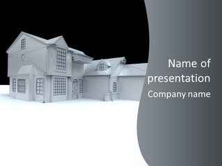 Built Structure Residential Modern PowerPoint Template