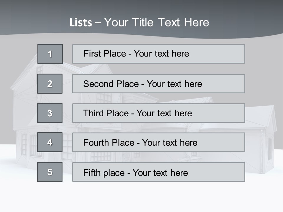 Built Structure Residential Modern PowerPoint Template