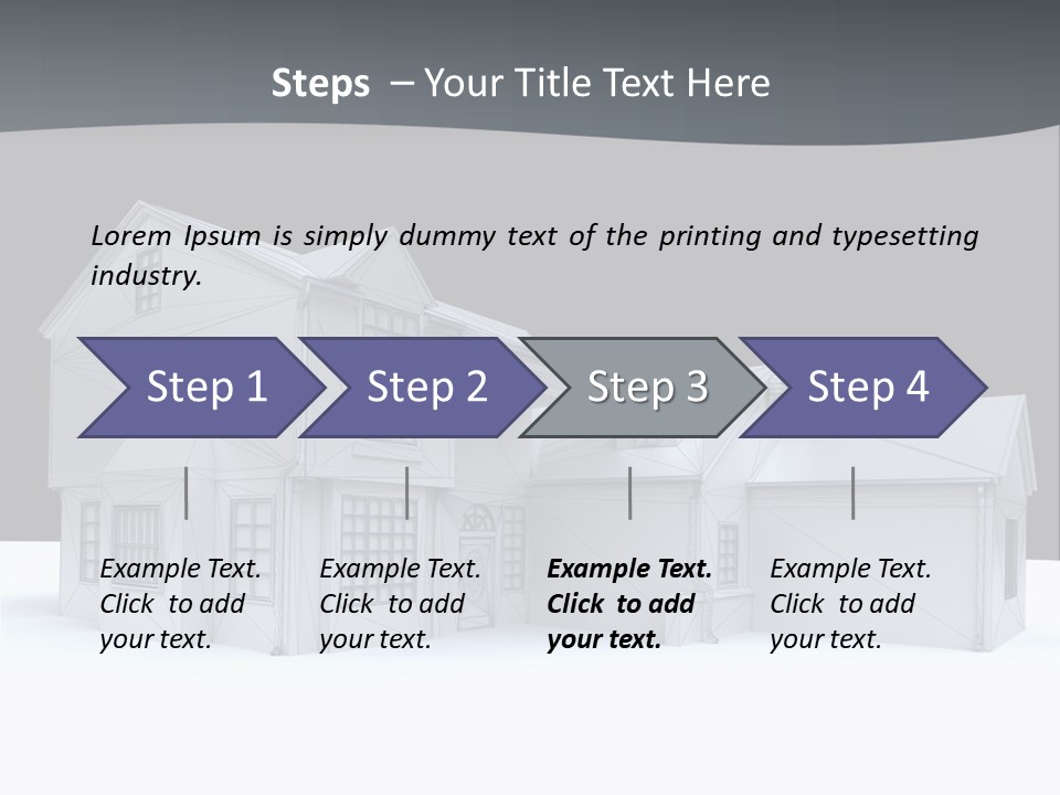 Built Structure Residential Modern PowerPoint Template
