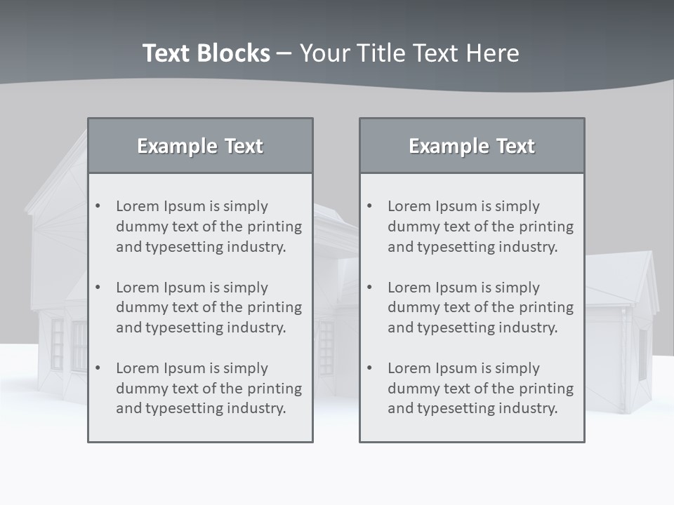 Built Structure Residential Modern PowerPoint Template