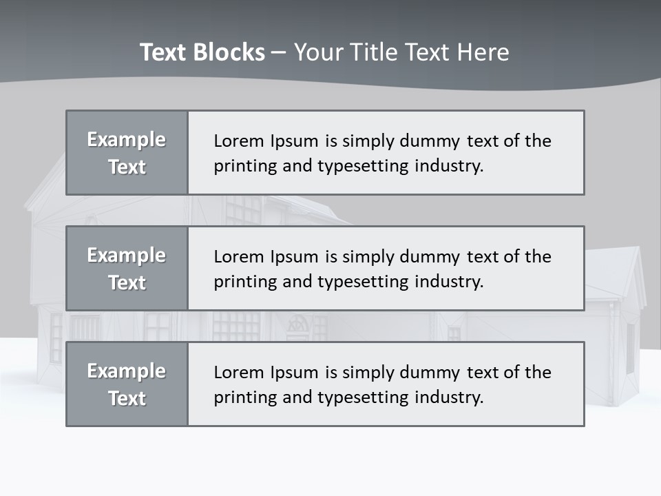Built Structure Residential Modern PowerPoint Template