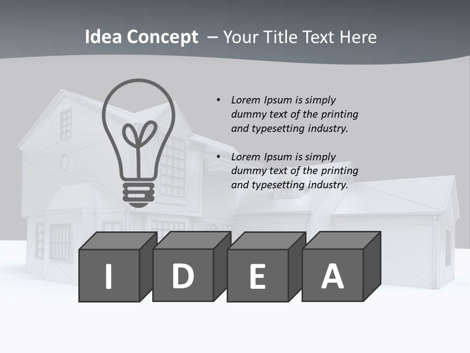 Built Structure Residential Modern PowerPoint Template