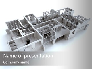 Housing Project Office White PowerPoint Template