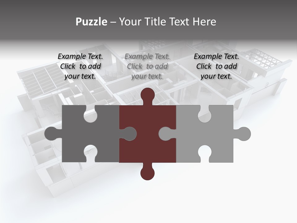 Housing Project Office White PowerPoint Template