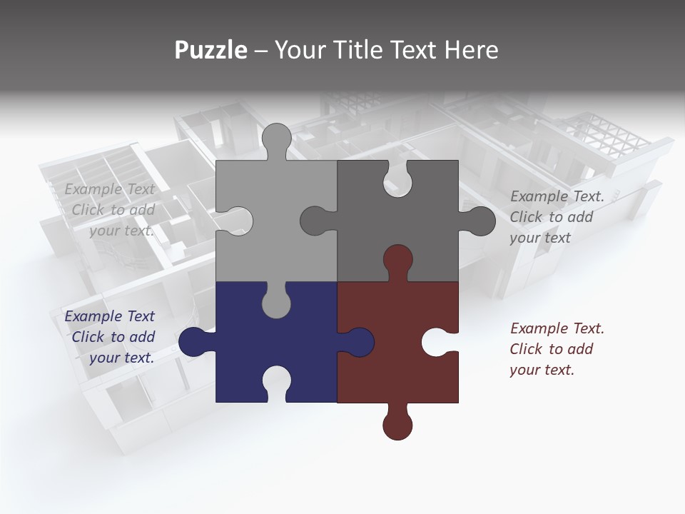 Housing Project Office White PowerPoint Template