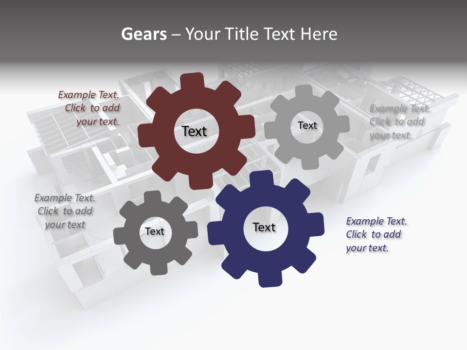 Housing Project Office White PowerPoint Template