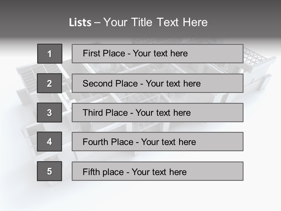 Housing Project Office White PowerPoint Template