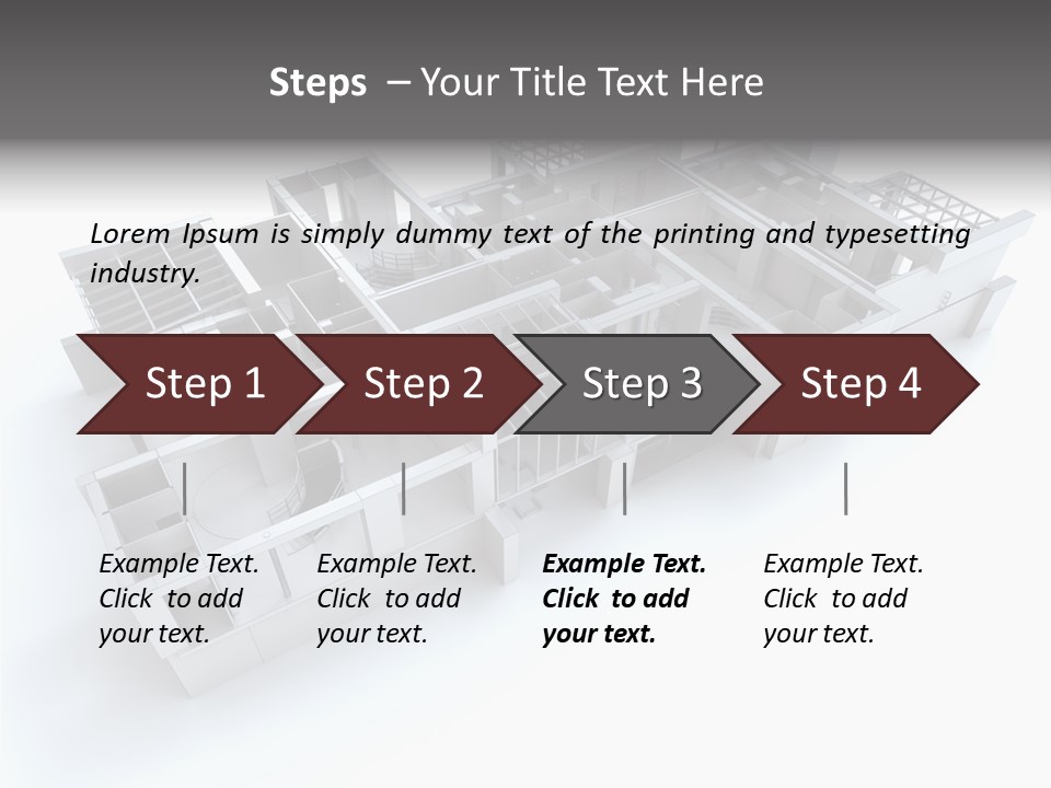 Housing Project Office White PowerPoint Template