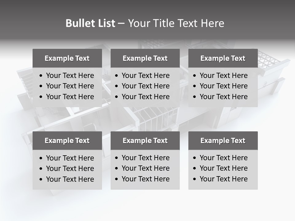 Housing Project Office White PowerPoint Template
