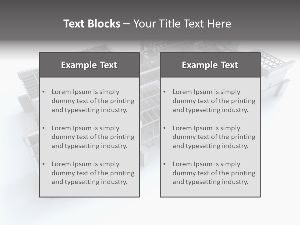 Housing Project Office White PowerPoint Template