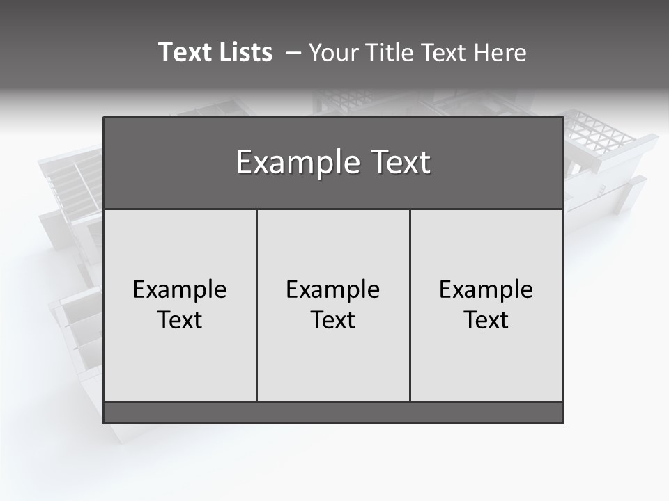 Housing Project Office White PowerPoint Template