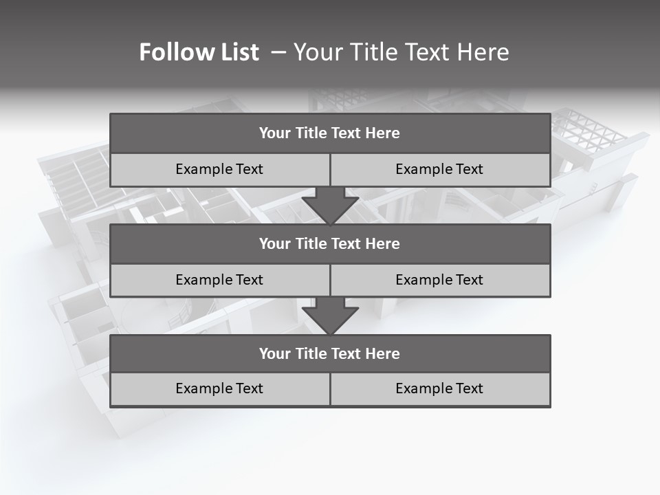 Housing Project Office White PowerPoint Template
