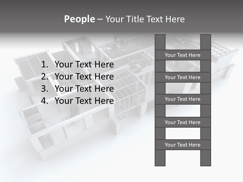 Housing Project Office White PowerPoint Template