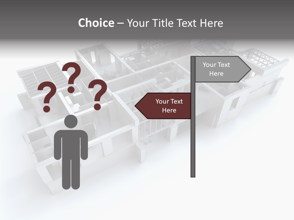 Housing Project Office White PowerPoint Template