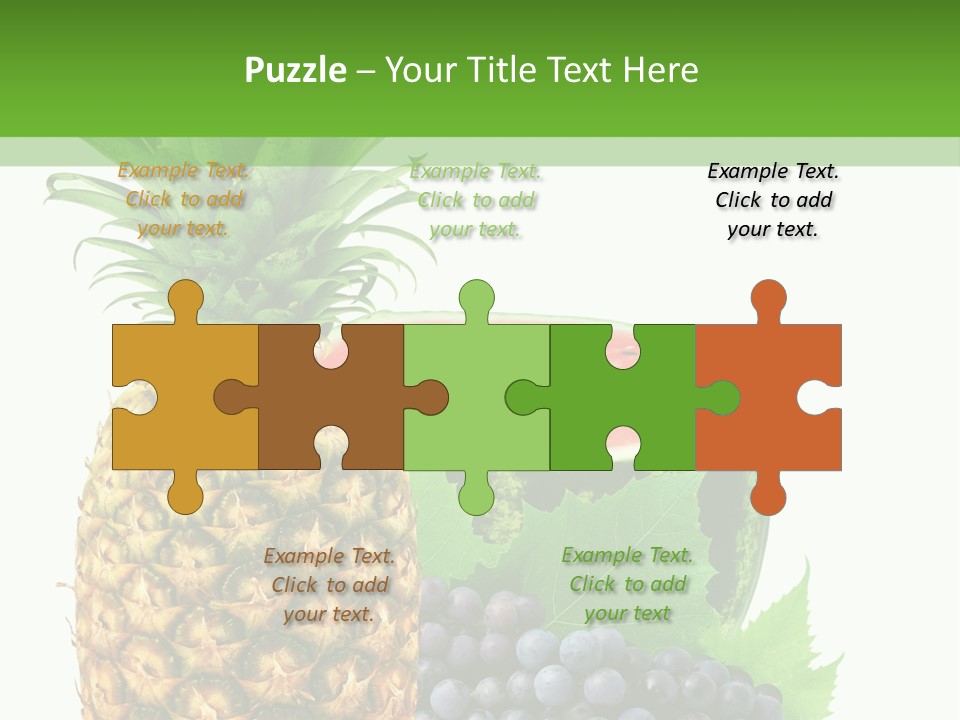 Dessert Lifestyle Raw PowerPoint Template