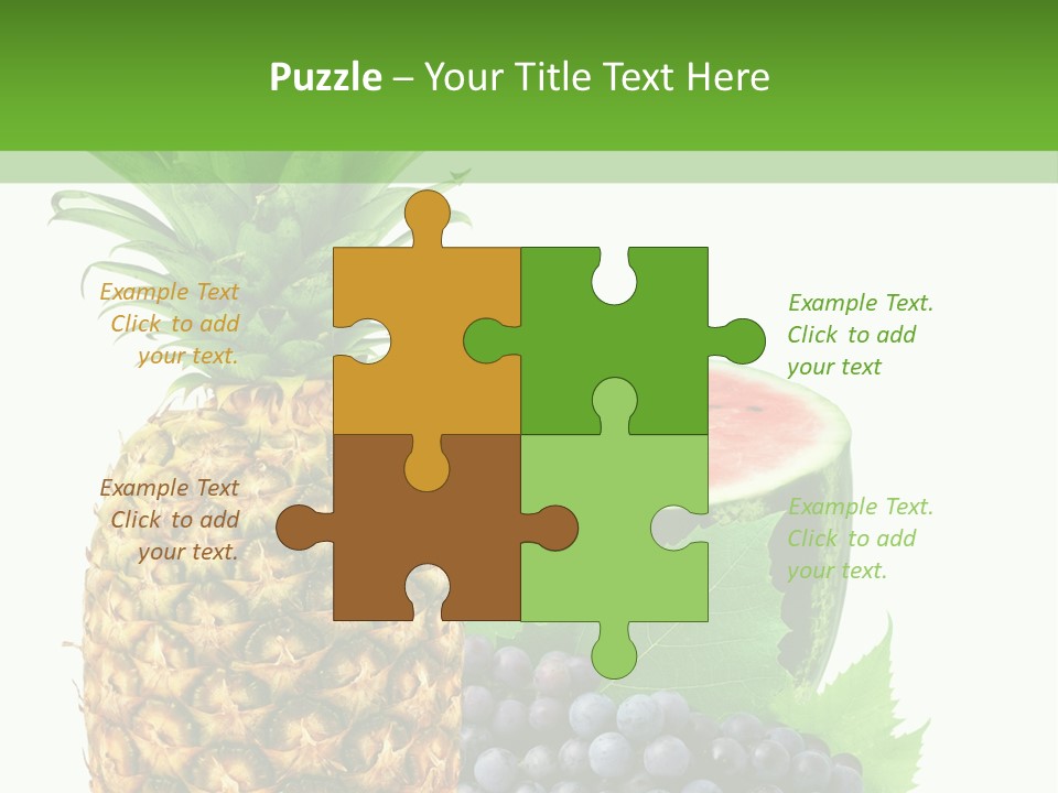 Dessert Lifestyle Raw PowerPoint Template