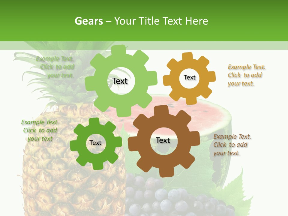 Dessert Lifestyle Raw PowerPoint Template