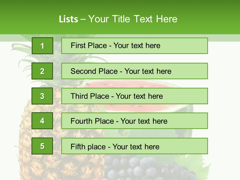 Dessert Lifestyle Raw PowerPoint Template