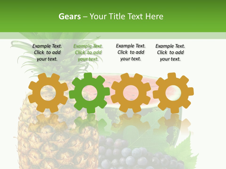 Dessert Lifestyle Raw PowerPoint Template