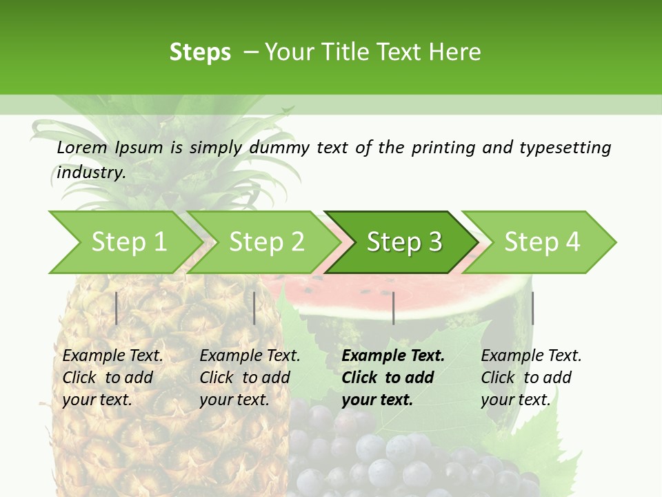 Dessert Lifestyle Raw PowerPoint Template